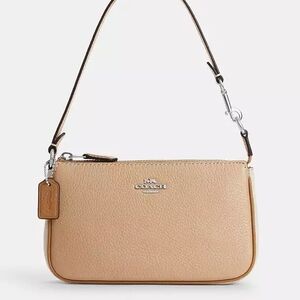 Authentic Coach Nolita 19 Tan Shoulder Bag Minimalist Design